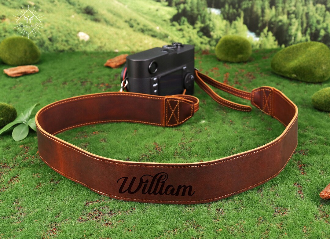 Personalized Leather Camera Strap Custom Camera Strap, Custom Strap for