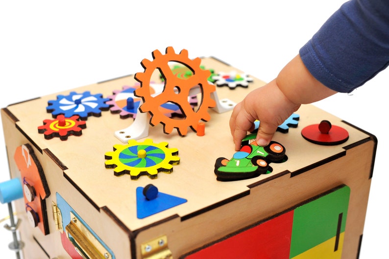 Busy cube Montessori toy for toddlers 12 year old with Etsy