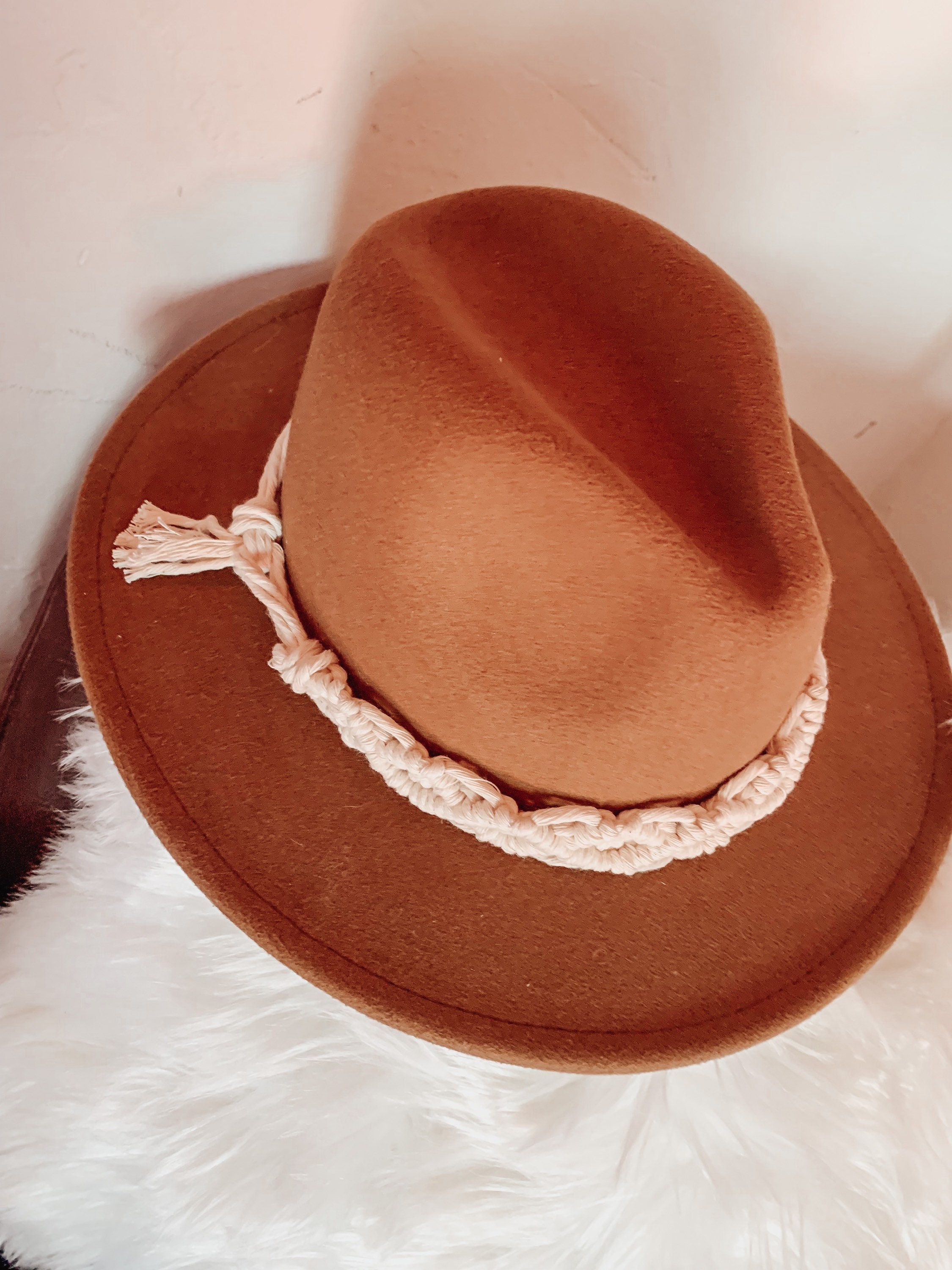 Macramé hat band Etsy