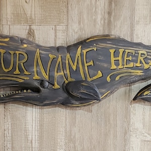 Rustic Wooden Sperm Whale Wall Art 26" Long  | Nautical & Coastal Decor