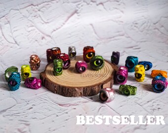 All-Seeing Eyes artisan ceramic connector bead