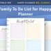 Family Chore Chart for Happy Planner Classic / Big / Mini, Printable to ...