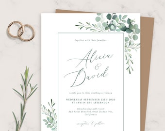 Editable Wedding Invite