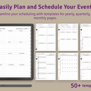 Kindle Scribe Business Meeting Notes: Hyperlinked Planner PDF imagen 7