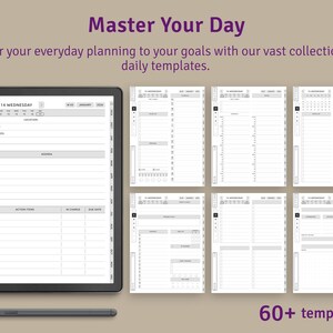 Kindle Scribe Business Meeting Notes: Hyperlinked Planner PDF imagen 5
