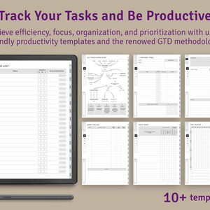Kindle Scribe Business Meeting Notes: Hyperlinked Planner PDF imagen 8