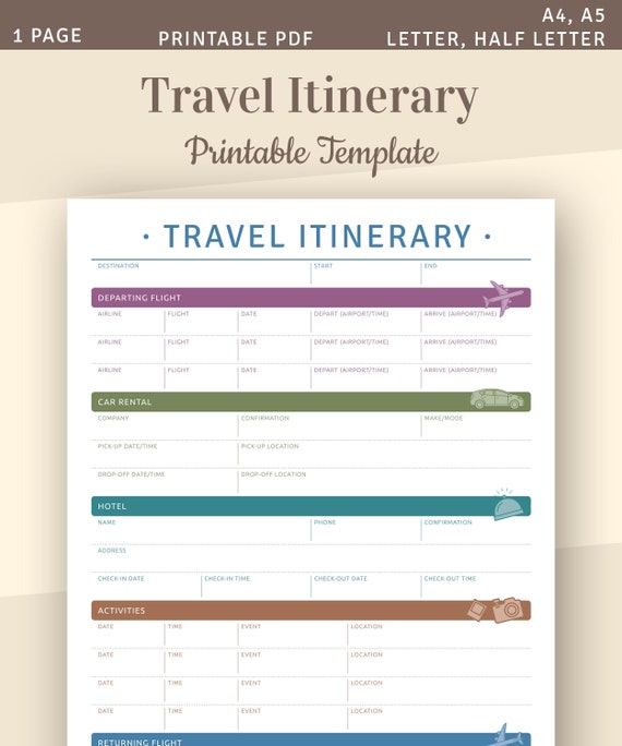 free download travel itinerary app