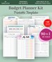 Budget Planner Kit, Printable Budget Planner Templates 90+in 1 Bundle, Monthly Budget, Bill Tracker, Expense Tracker, Money Saving Challenge 