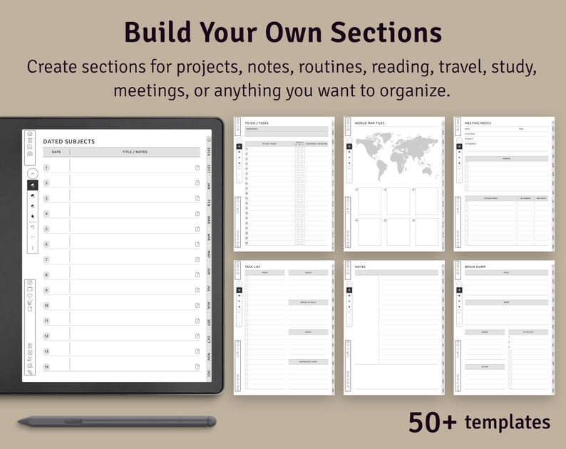 Digital Planner 2026–2027 | Hyperlinked PDF for Kindle Scribe Tablets imagen 6