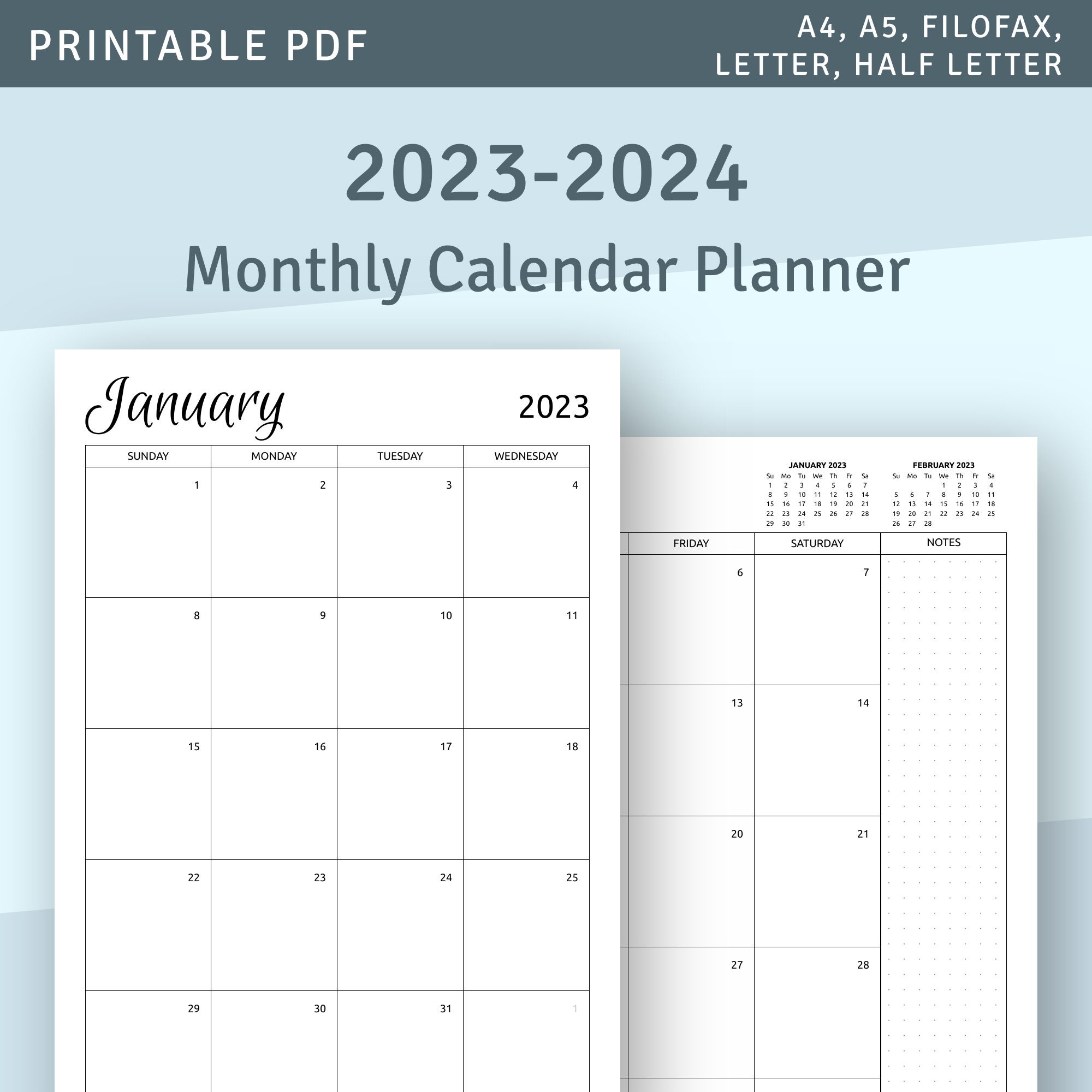 Monthly 2024 Excel Calendar Planner Free Printable, 54 OFF