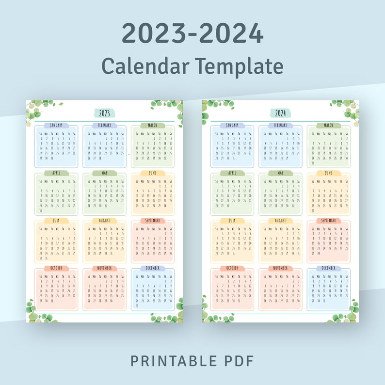 Buy Printable Calendar 2025 2025 Year at A Glance Calendar Online in