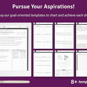 Supernote Ultimate Planner 2024 2025, Digital Hyperlinked PDF, Supernote A5X / A6X Templates image 5