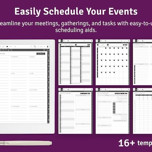 Supernote Ultimate Planner 2024 2025, Digital Hyperlinked PDF, Supernote A5X / A6X Templates image 4