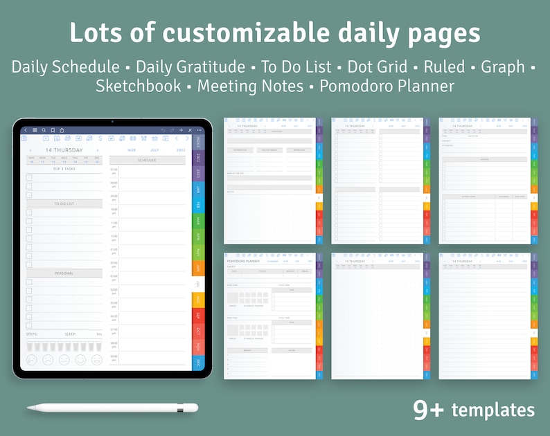 Digital Planners Ultimate Collection Bundle for Ipad Etsy