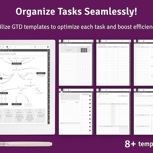 Supernote Ultimate Planner 2024 2025, Digital Hyperlinked PDF, Supernote A5X / A6X Templates image 3