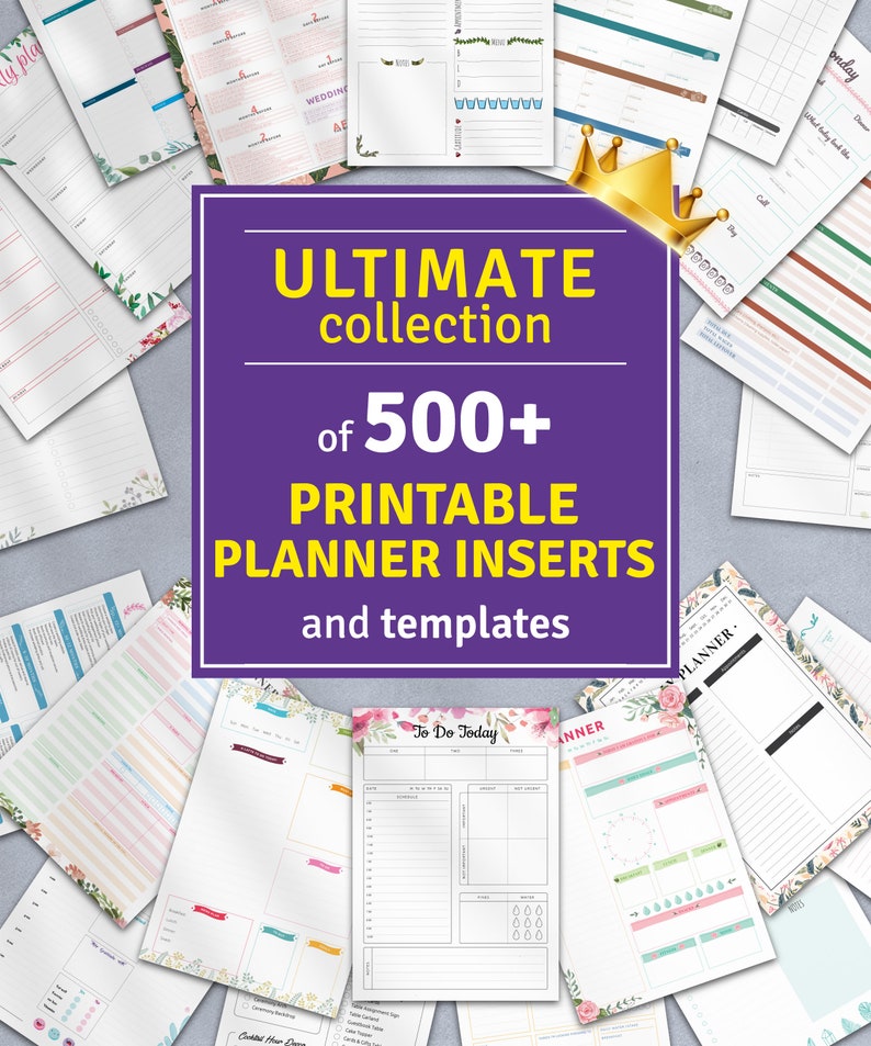 A5 Planner Insert Printables 2023 2025 PDF Planner Printable Etsy