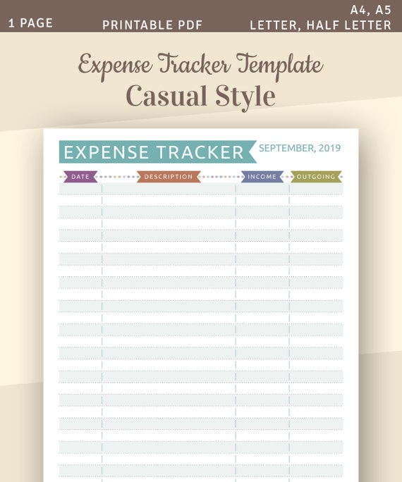 monthly expense tracker monthly expense tracker