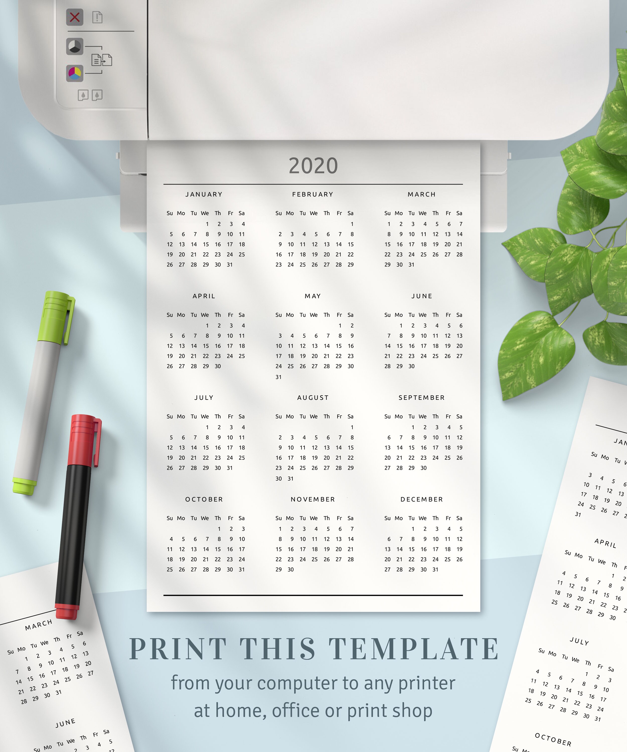 2020 calendar template for pages mac 2020 calendar template for pages mac