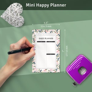 Daily Happy Planner With To-do List Printable Insert, Happy Planner ...