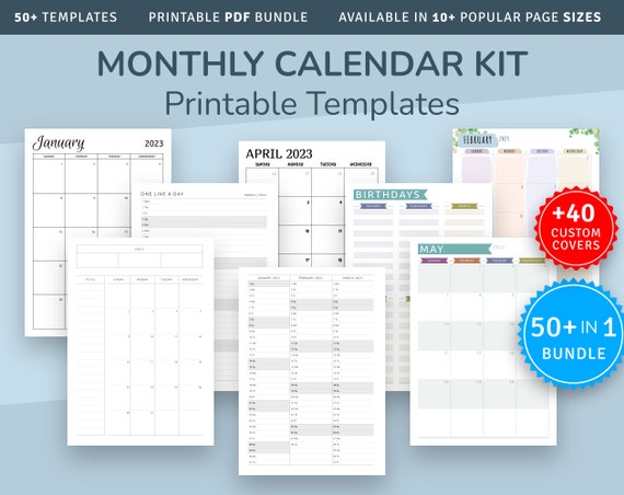 2024 2025 Daily Hourly Planner Templates Pack, Printable Daily