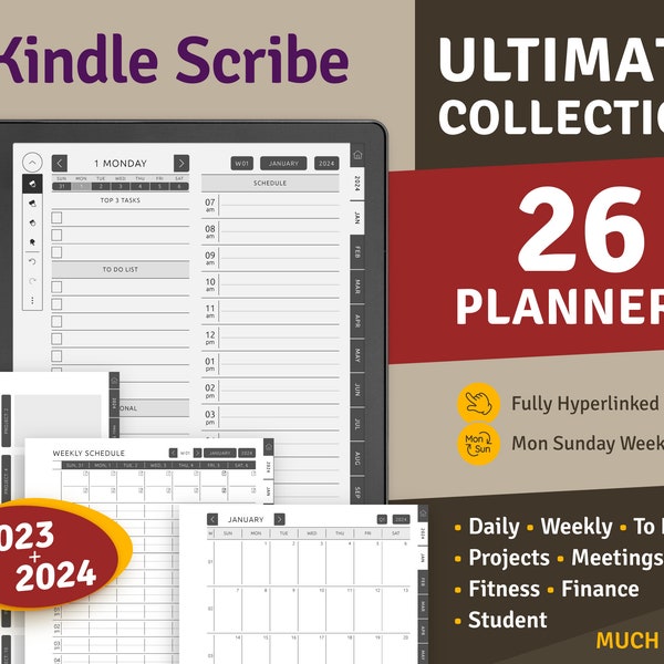 Kindle Calendars Etsy