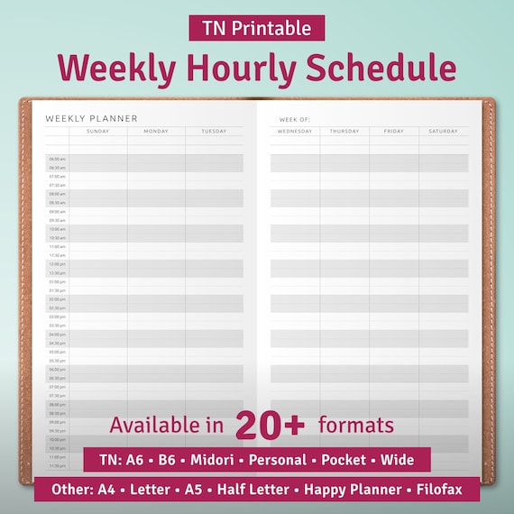 Availability Chart Template