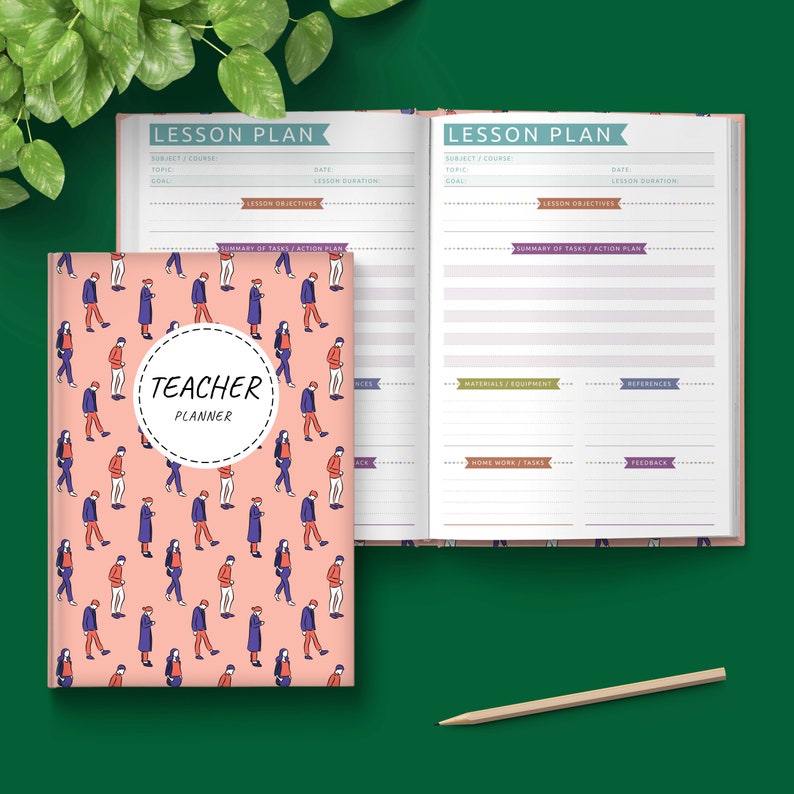 2023 2025 Teacher Planner Lesson Planner Teacher Organizer Etsy