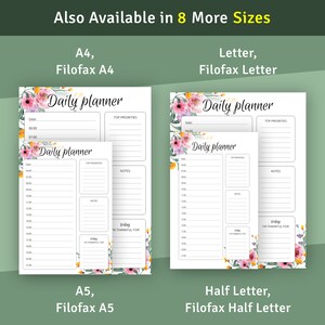 Daily Hourly Happy Planner Template, Printable Inserts for Happy ...