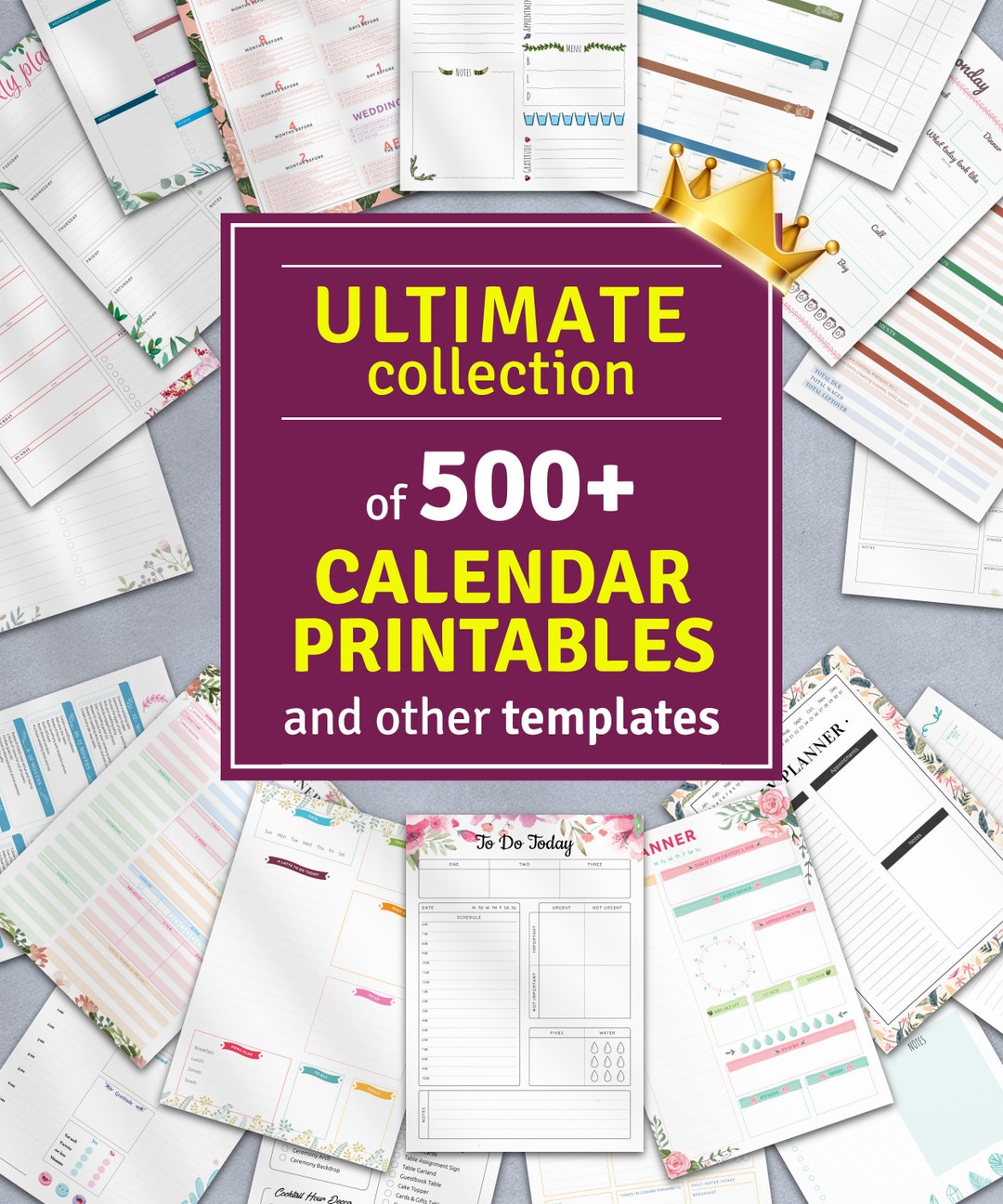 2023-calendar-printable-template-collection-yearly-monthly-etsy