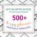 Happy Planner Templates Ultimate Collection, Printable Planner Set, Daily Weekly Monthly 2022 - 2023, Happy Planner Classic / Big / Mini