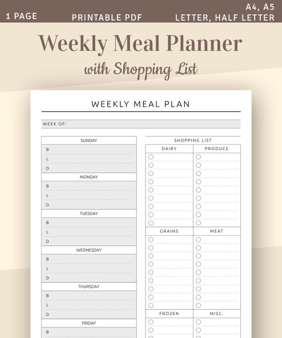 Poketo Food Planner At Air Supply