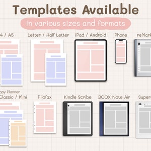 2024 2025 Digital & Printable Planner Templates: Daily, Weekly, Calendars, Budget, Meal, To-do, etc., for iPad GoodNotes, reMarkable ... image 4