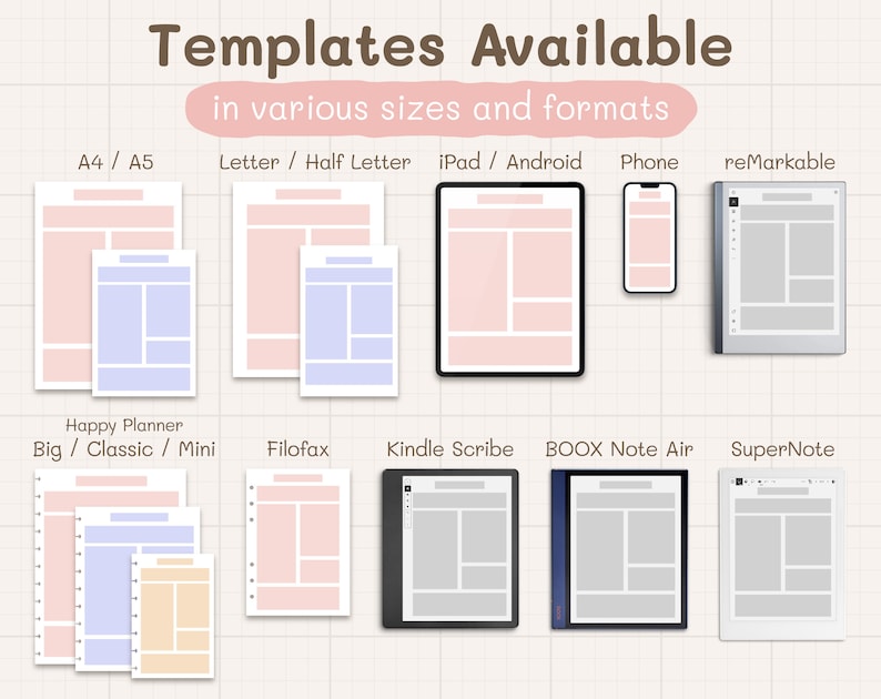 2024 2025 Digital & Printable Planner Templates: Daily, Weekly, Calendars, Budget, Meal, To-do, etc., for iPad GoodNotes, reMarkable ... image 4