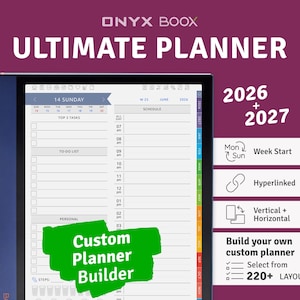 Agenda digitale 2026-2027 / PDF con collegamenti ipertestuali per tablet BOOX