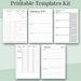 Weekly Planner Kit Printable Week Plan Templates 7 in 1 - Etsy
