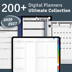 Ultimate Digital Planner Bundle: iPad, Goodnotes, Notability (PDF Downloadable Templates)