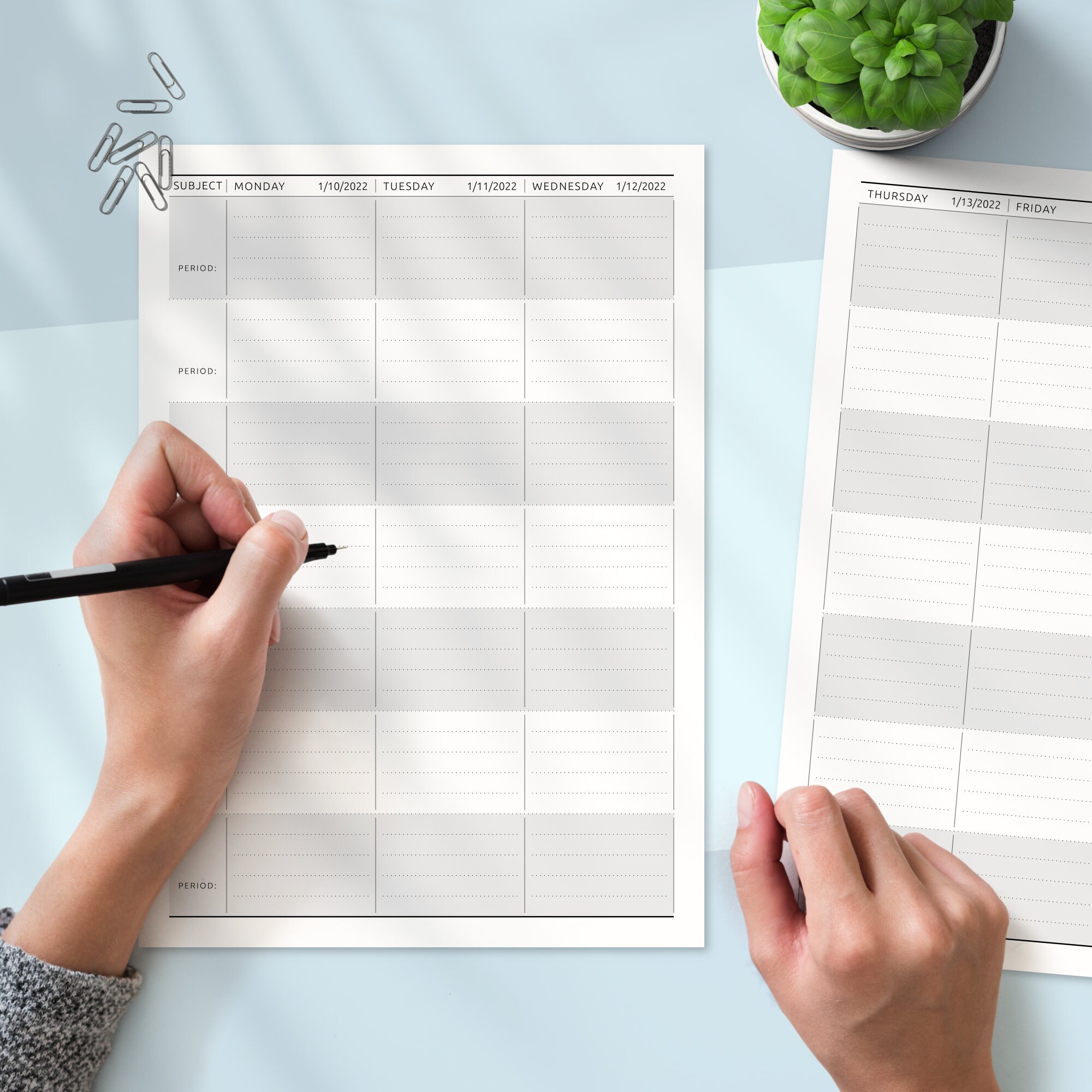 Dated Weekly Lesson Plan Template 2024, Teacher Planner (downloadable ...