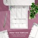 Weekly Schedule Template for Happy Planner Classic / Big / Mini ...