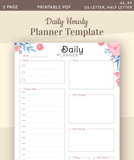 Hourly Agenda Template from i.etsystatic.com