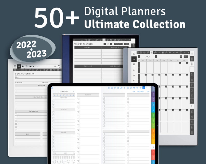 Digital Planners Ultimate Collection Bundle for Ipad Etsy