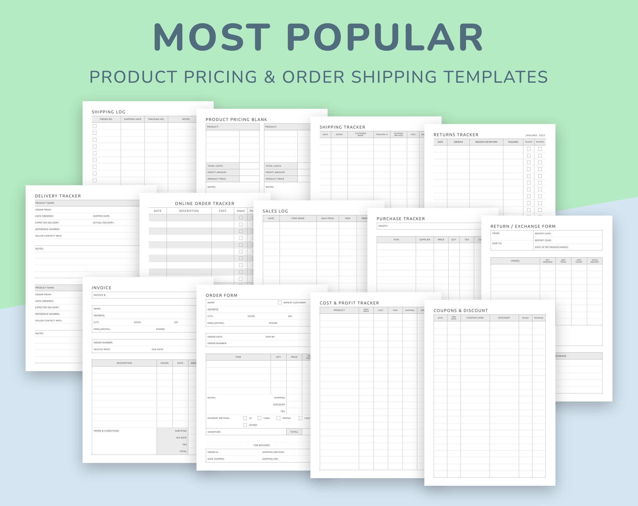 Student Project Planner Printable Template, School Project Tracker