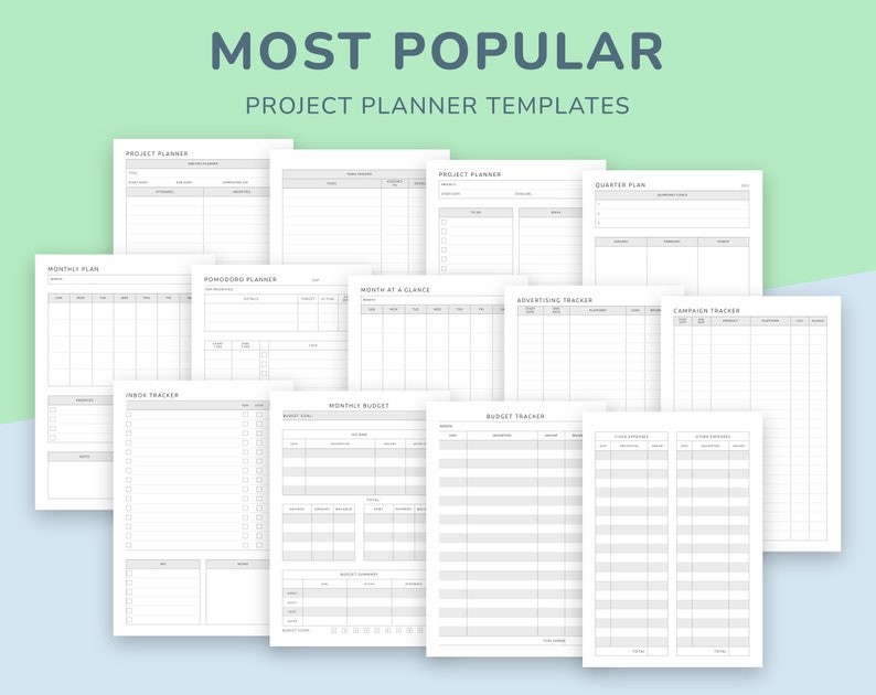 Small Business Planner Ultimate Bundle 90 Printable Etsy