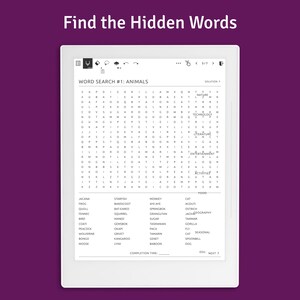 Supernote Word Search Book: 100+ Themes, Customizable Puzzles (Digital) Bild 2