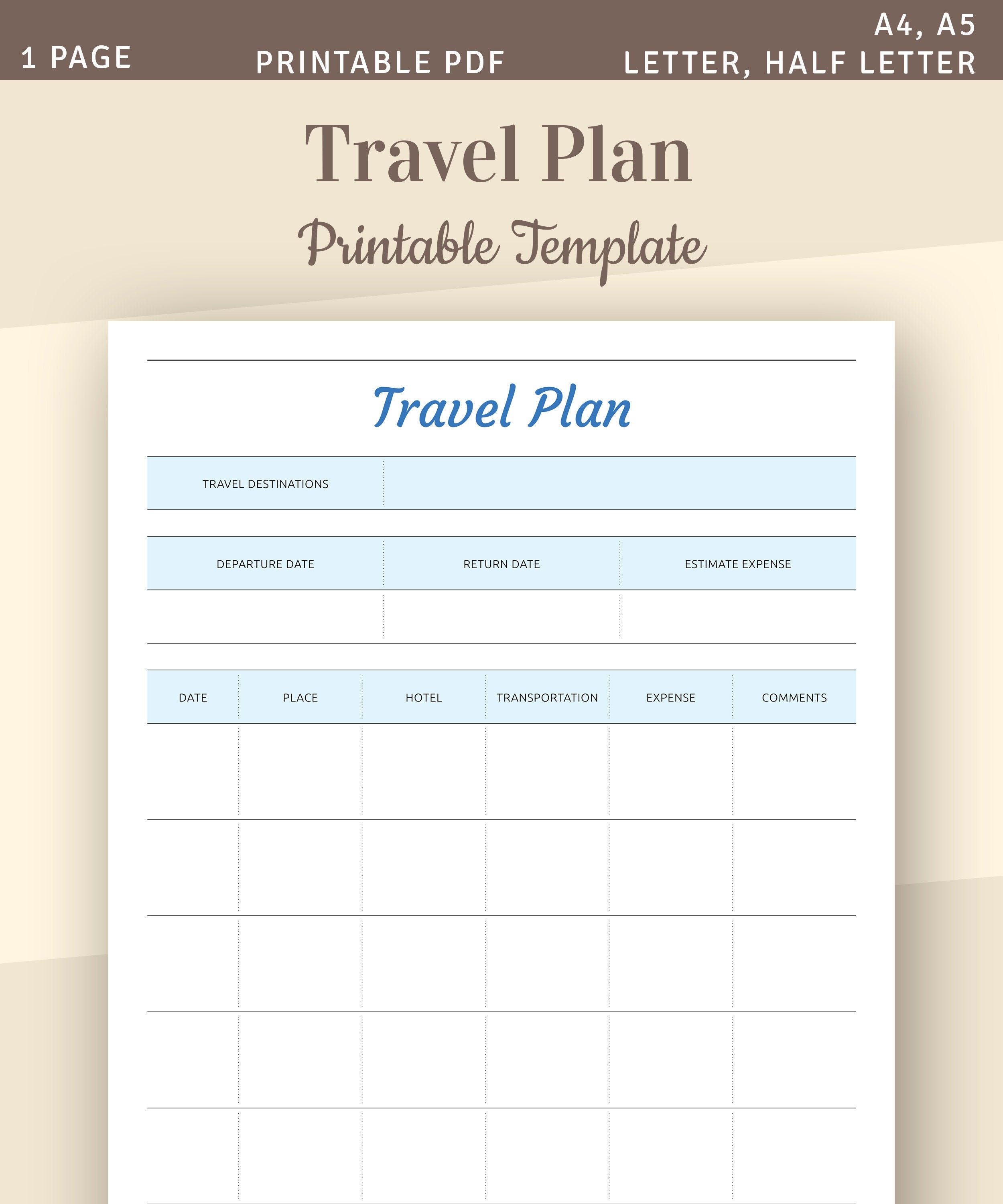 travel planner works