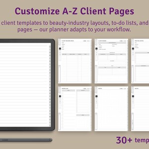 Kindle Scribe Business Meeting Notes: Hyperlinked Planner PDF imagen 4