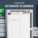 2022 - 2023 reMarkable 2 Ultimate Planner, Hyperlinked Digital Planner Bundle, Digital Download PDF Template for reMarkable tablet