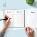 TN Printable Monthly Planner Insert, Minimalist Monthly Calendar ...