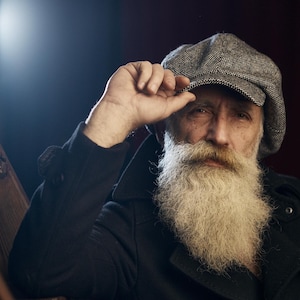 Oversized Newsboy Tweed Cap Men,super Big Volume Gavroche Hat