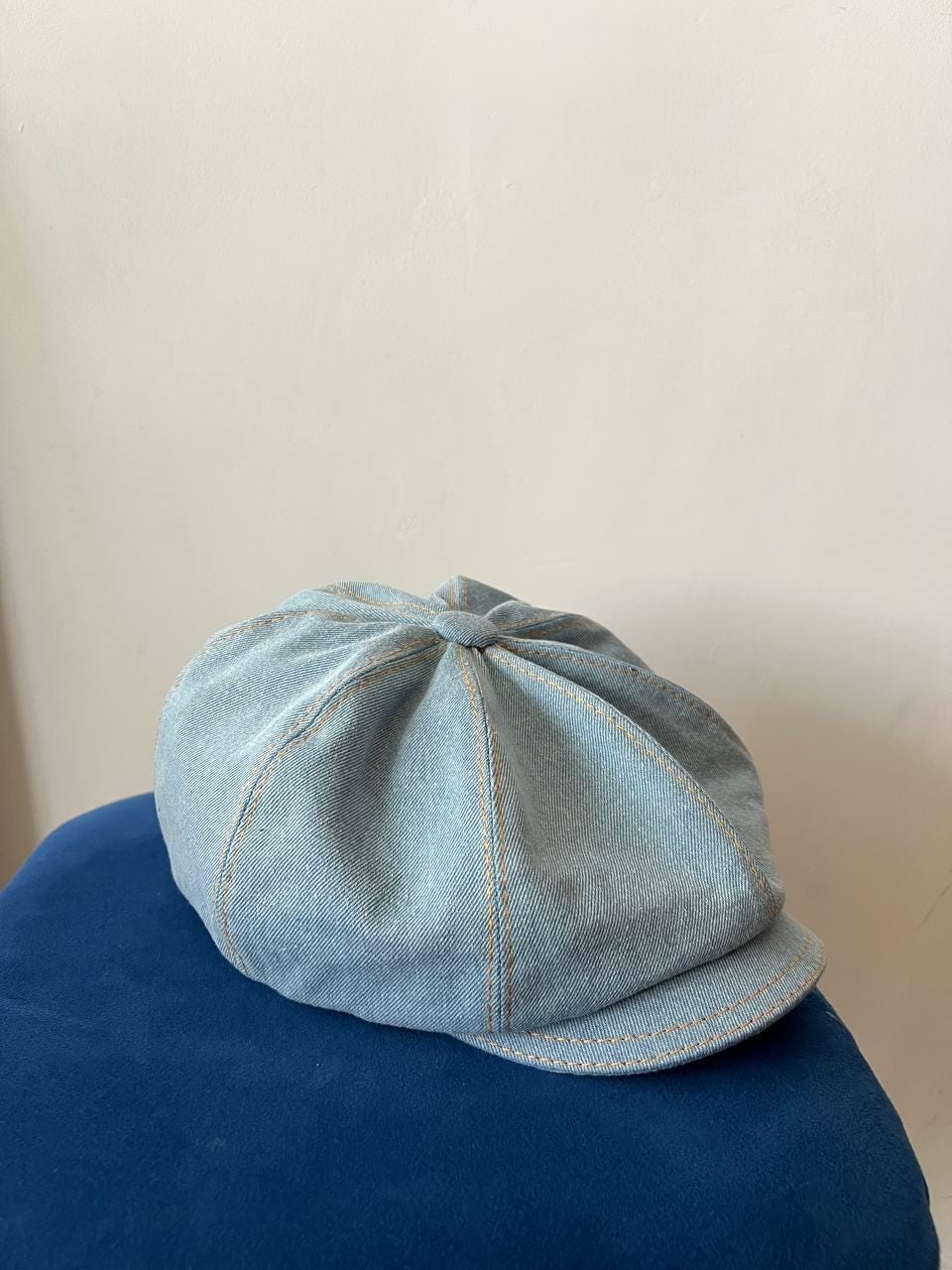 Cute fashion Denim Newsboy Cap in Light Blue Women main image 4