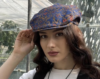 Cappello In Lino Bianco Stile Peaky Blinders - Berretto Piatto Da Uomo Estate - G&H - Foto 3